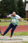 Shot putt, 2021 NECAA Open Graded Meeting, Morpeth. Photo: David T. Hewitson/Sports for All Pics